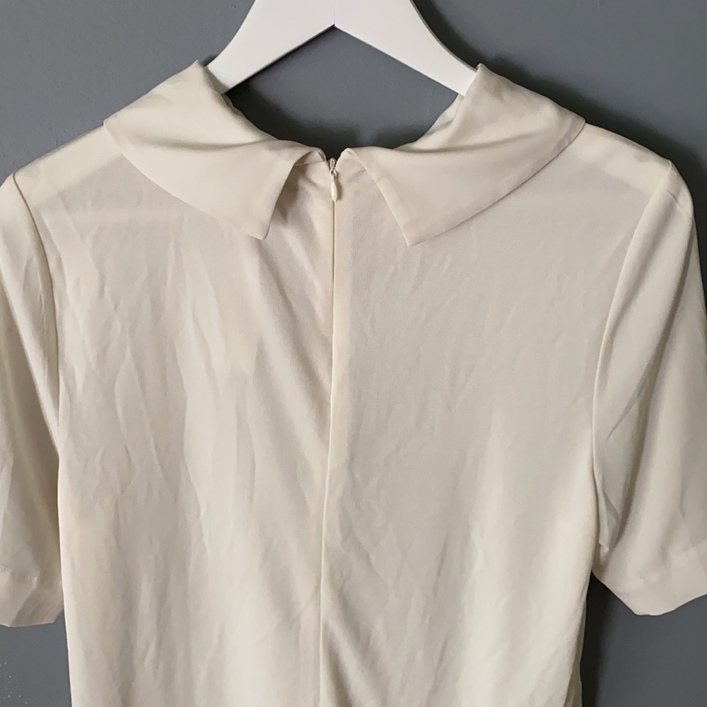 Ann Taylor beautiful white blouse new with tags NWT SIZE MEDIUM - Picture 5 of 11